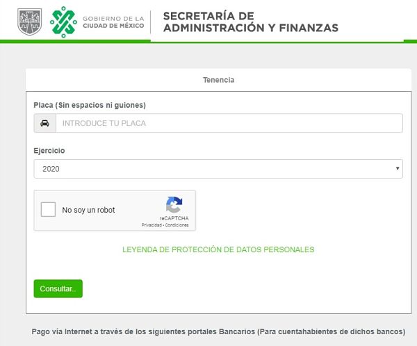 Pago de tenencias CDMX